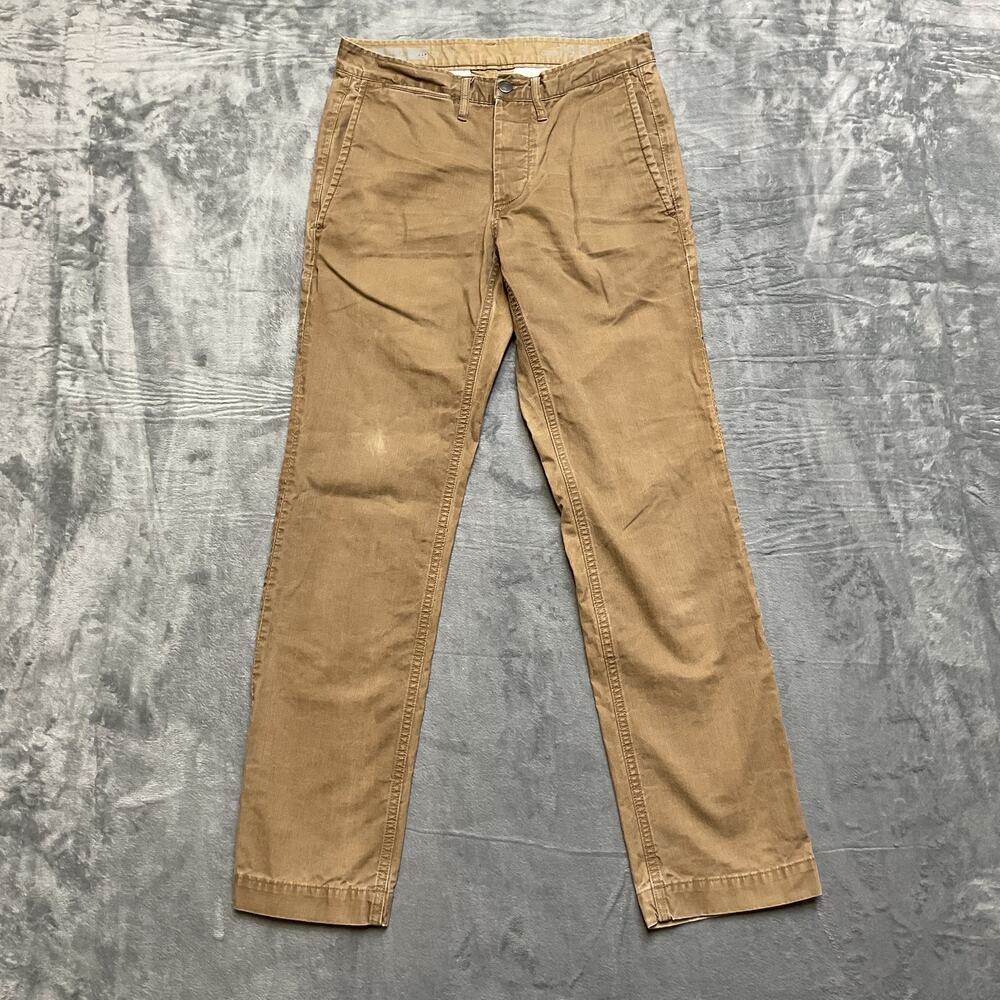 Gap 1969‎ Straight Leg Pants Men's Size 28x30 Tan Brown